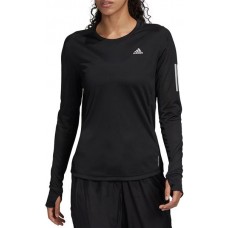 adidas Women's Own the Run Long Sleeve Black Tee adidas Women's Own the Run Long Sleeve Black Tee