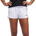 adidas Women's Pacer 3-Stripes Woven White/Black Shorts