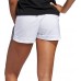 adidas Women's Pacer 3-Stripes Woven White/Black Shorts