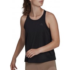 adidas Women's Parley Run Fast Running Tank Black Top