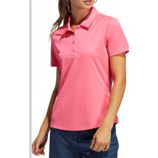 adidas Women's Performance Polo Solar Pink Shirt