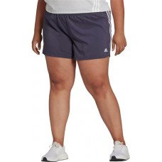 Adidas Women's Plus Pacer Woven Shadow Navy/White Shorts