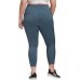 adidas Women's Plus Size Believe This 2.0 3-Stripes 7/8 Legacy Blue Tight
