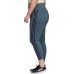 adidas Women's Plus Size Believe This 2.0 3-Stripes 7/8 Legacy Blue Tight