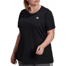 adidas Women's Plus Size Sport Black/White T-Shirt