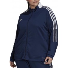 adidas Women's Plus Size Tiro 21 Track Team Navy Blue Jacket adidas Women's Plus Size Tiro 21 Track Team Navy Blue Jacket