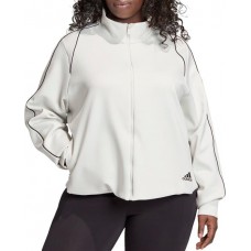 adidas Women's Plus Size Wind Orbit Gray Jacket adidas Women's Plus Size Wind Orbit Gray Jacket