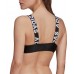 adidas Women's SH3.RO Brand Bikini Black/White Top