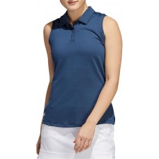 adidas Women's Sleeveless Golf Crew Navy Polo