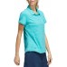 adidas Women's Space-Dyed Golf Semi Mint Rush/Blue Rush Polo