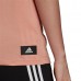 adidas Women's Sportswear 3 Bar Ambient Blush T-Shirt