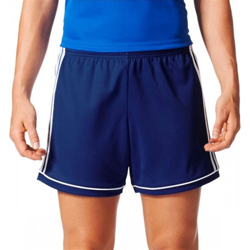 adidas Women's Squadra 17 Soccer Dark Blue/White Shorts adidas Women's Squadra 17 Soccer Dark Blue/White Shorts