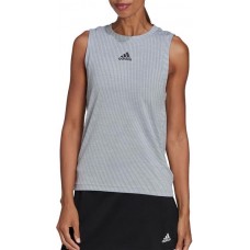 adidas Women's Tennis Match Tank Halo Silver Top adidas Women's Tennis Match Tank Halo Silver Top