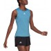 adidas Women's Tennis Match Tank Hazy Blue/White Top adidas Women's Tennis Match Tank Hazy Blue/White Top