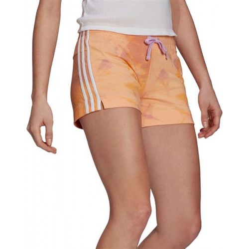 adidas Women's Tie-Dyed Effect Hazy Orange/Clear Lilac Shorts adidas Women's Tie-Dyed Effect Hazy Orange/Clear Lilac Shorts