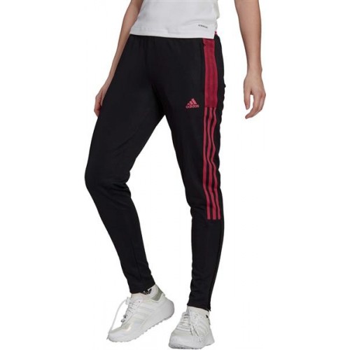 adidas Women's Tiro 21 Colorblocked Track Black/Screaming Pink Pants