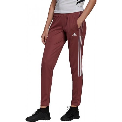 adidas Women's Tiro 21 Track Quiet Crimson/White Pants adidas Women's Tiro 21 Track Quiet Crimson/White Pants