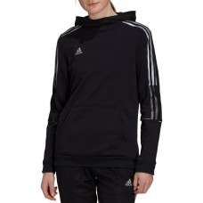 adidas Women's Tiro Reflective Black Hoodie