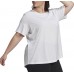 Adidas Women's U-4-U Plus Size White/Pink T-Shirt