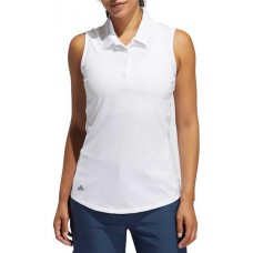 Adidas Women's Ultimate 365 Sleeveless Polo White Shirt