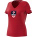 adidas Women's USA Volleyball Power Red/White T-Shirt adidas Women's USA Volleyball Power Red/White T-Shirt