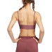 adidas Women's Yoga Studio Light Support Quiet Crimson Bra adidas Women's Yoga Studio Light Support Quiet Crimson Bra
