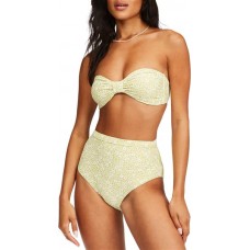 Billabong Little Whispers Hi Retro Bikini Lime Bottoms