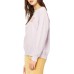 Billabong Women's Keep Tryin Pullover Crewneck Lilac Sweatshirt Billabong Women's Keep Tryin Pullover Crewneck Lilac Sweatshirt