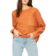 Billabong Women's New Tides Bronze Sweatshirt Billabong Women's New Tides Bronze Sweatshirt