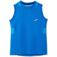 Brooks Sports Women's Atmosphere Sleeveless Blue Bolt Top