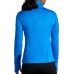 Brooks Sports Women's Dash 1/2 Zip Heather Blue Bolt Top