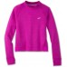 Brooks Women's Notch Thermal Long Sleeve Heather Magenta Shirt