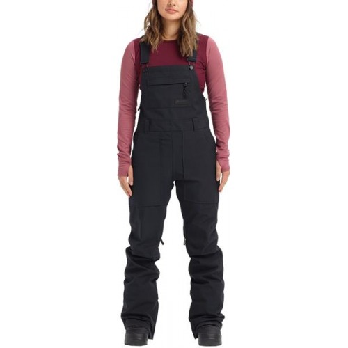Burton Women's Avalon Snow True Black Bib Burton Women's Avalon Snow True Black Bib