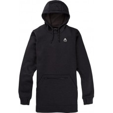 Burton Women's Oak Long Pullover True Black Heather Hoodie Burton Women's Oak Long Pullover True Black Heather Hoodie