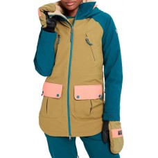Burton Women's Prowess Insulated Shdd Sprc/Mrtn Olv/Prsmmn Jacket
