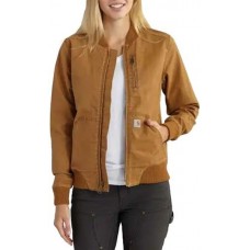 Carhartt Women's Crawford Bomber Carhartt Brown Jacket