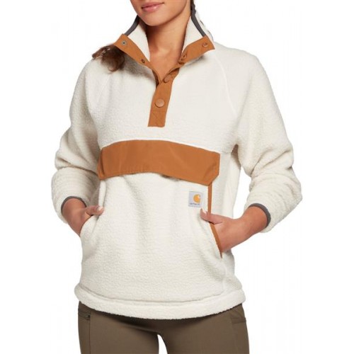 Carhartt Women's Relaxed Fit Fleece Malt Pullover Carhartt Women's Relaxed Fit Fleece Malt Pullover