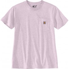 Carhartt Women's Workwear Pocket Amethyst Fog Nep T-Shirt