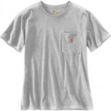 Carhartt Women's Workwear Pocket Heather Gray T-Shirt Carhartt Women's Workwear Pocket Heather Gray T-Shirt