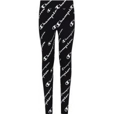 Champion Girls' AOP Script Black Leggings Champion Girls' AOP Script Black Leggings
