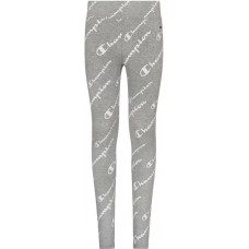 Champion Girls' AOP Script Oxford Heather Leggings
