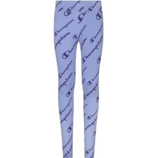 Champion Girls' AOP Script Purple Leggings