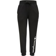 Champion Girls' Script Fleece Jogger Black Pants