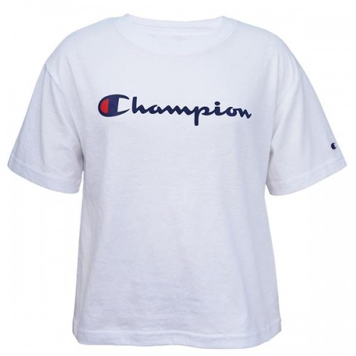 Champion Girls' Solid Boxy White T-Shirt Champion Girls' Solid Boxy White T-Shirt