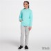 Champion Girls' Solid Raglan Fleece Light Sea Green Hoodie Champion Girls' Solid Raglan Fleece Light Sea Green Hoodie