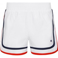 Champion Girls' Varsity Woven White/Navy Shorts