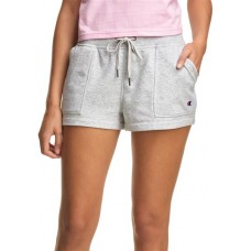 Champion Women's Campus French Terry Oxford Gray Shorts