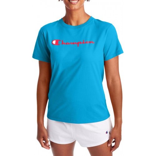Champion Women's Classic Deep Blue Water T-Shirt Champion Women's Classic Deep Blue Water T-Shirt