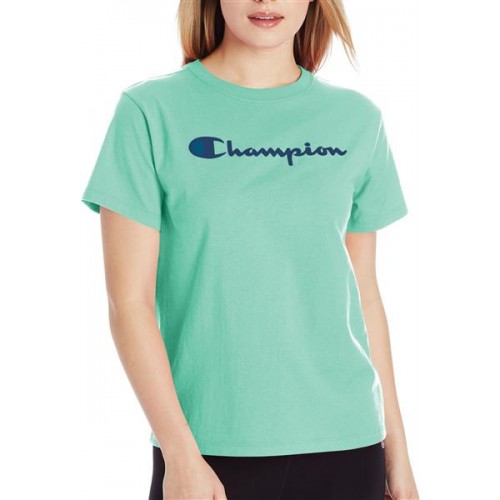 Champion Women's Classic Light Sea Green T-Shirt Champion Women's Classic Light Sea Green T-Shirt