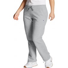 Champion Women's Fleece Open Bottom Oxford Gray Pants Champion Women's Fleece Open Bottom Oxford Gray Pants